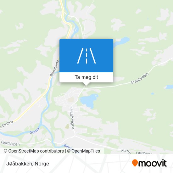 Jøåbakken kart