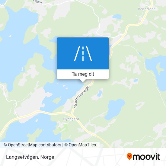 Langsetvågen kart