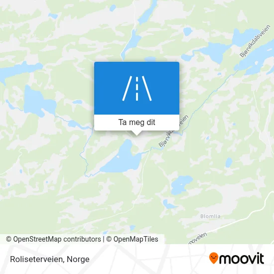 Roliseterveien kart