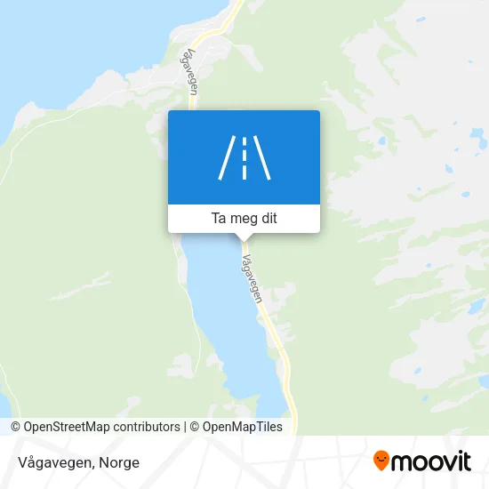 Vågavegen kart