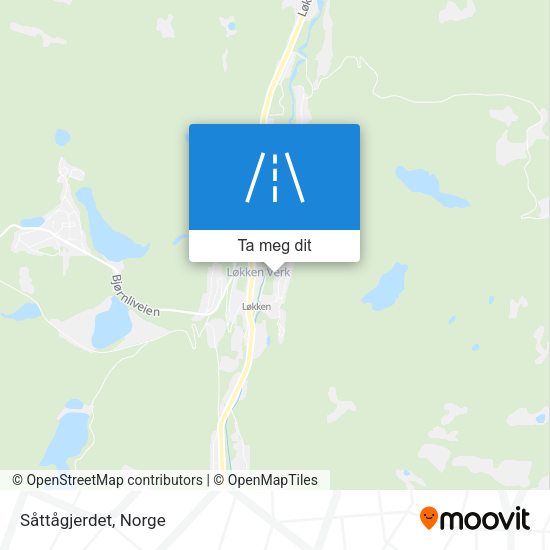Såttågjerdet kart