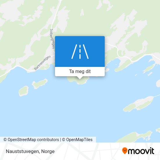 Nauststuvegen kart