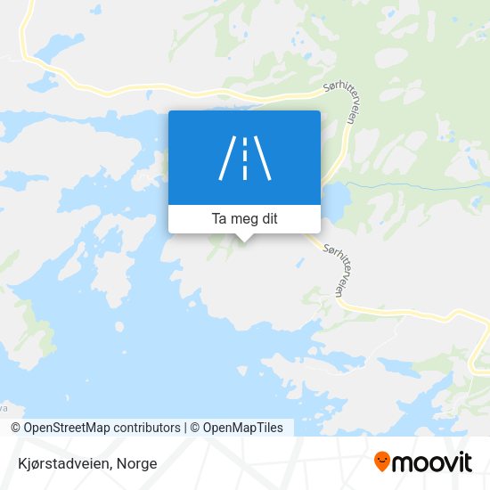 Kjørstadveien kart