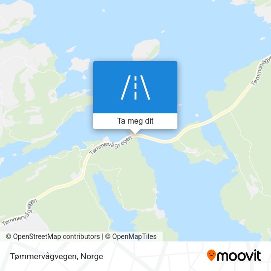 Tømmervågvegen kart