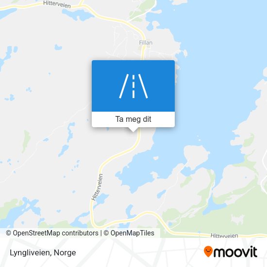 Lyngliveien kart