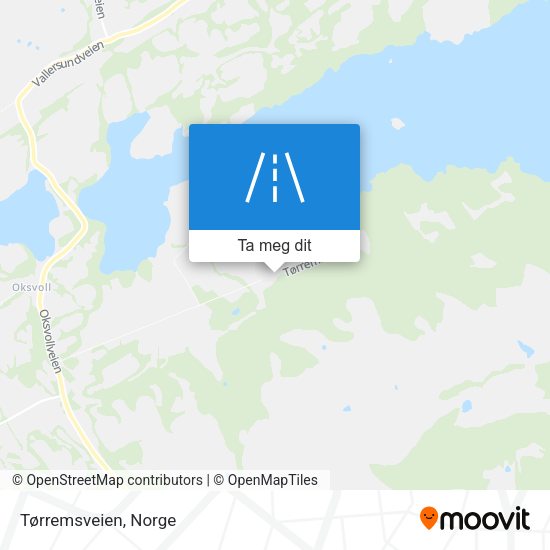 Tørremsveien kart