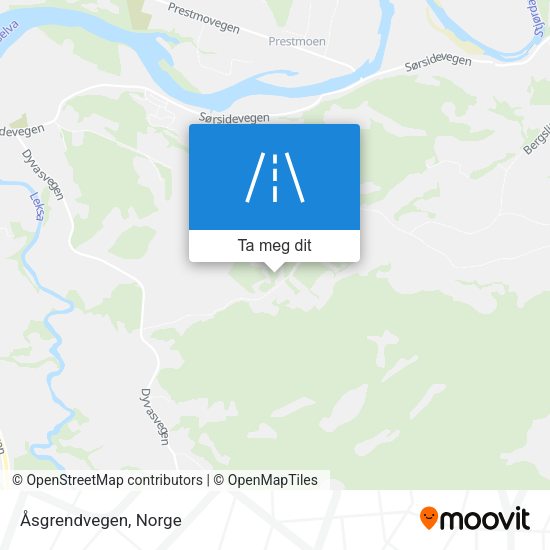 Åsgrendvegen kart