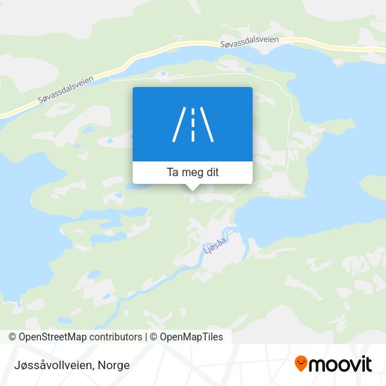 Jøssåvollveien kart