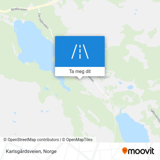 Karlsgårdsveien kart