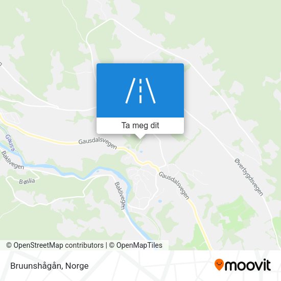 Bruunshågån kart