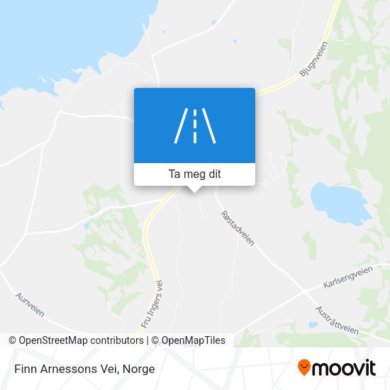 Finn Arnessons Vei kart