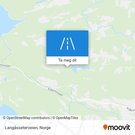 Langåsseterveien kart