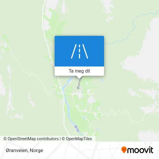 Øranveien kart