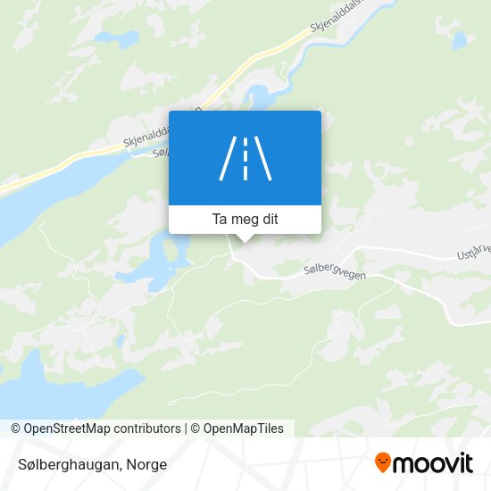Sølberghaugan kart