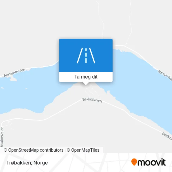 Trøbakken kart