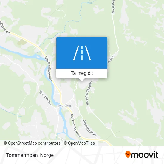 Tømmermoen kart