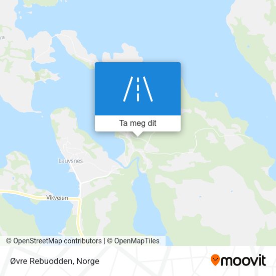 Øvre Rebuodden kart