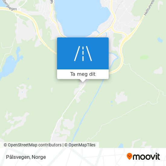 Pålsvegen kart