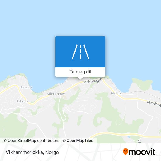 Vikhammerløkka kart