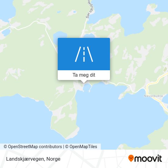 Landskjærvegen kart