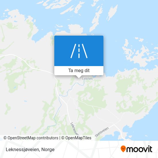 Leknessjøveien kart