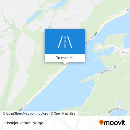 Lisskjerivatnet kart
