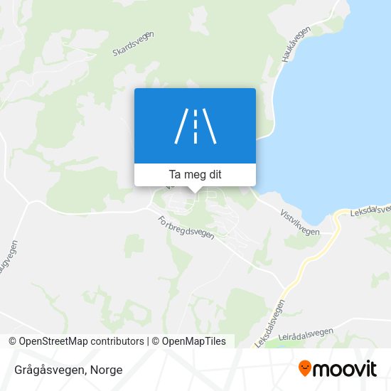 Grågåsvegen kart