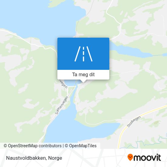 Naustvoldbakken kart