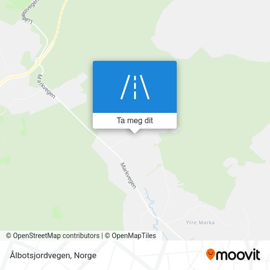Ålbotsjordvegen kart