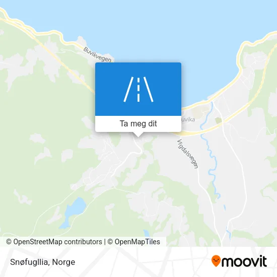 Snøfugllia kart