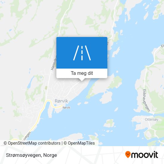 Strømsøyvegen kart