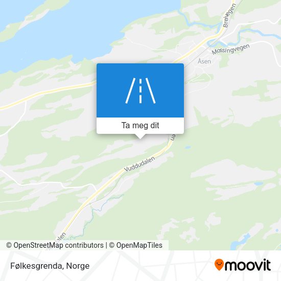 Følkesgrenda kart