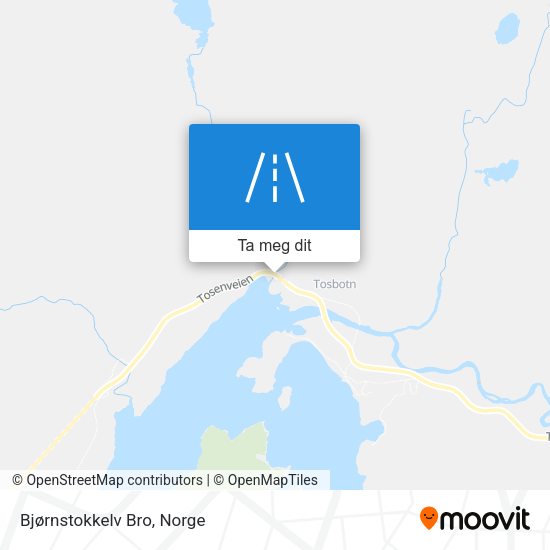 Bjørnstokkelv Bro kart