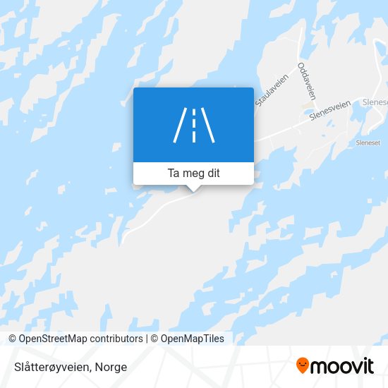 Slåtterøyveien kart
