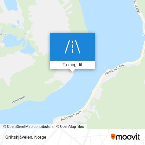 Gråtskjåveien kart