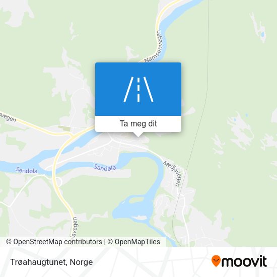 Trøahaugtunet kart