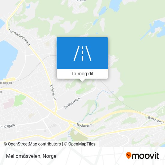 Mellomåsveien kart