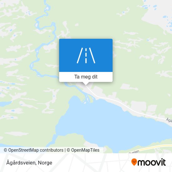 Ågårdsveien kart