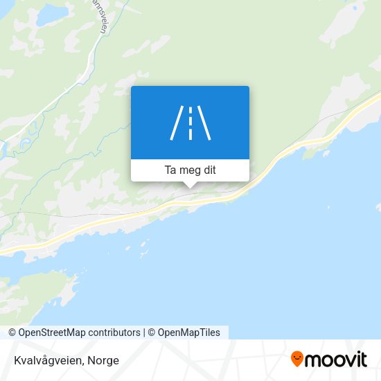 Kvalvågveien kart