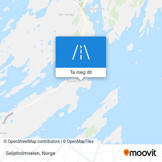 Seljeholmveien kart