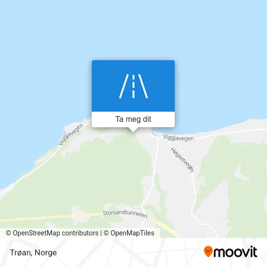 Trøan kart