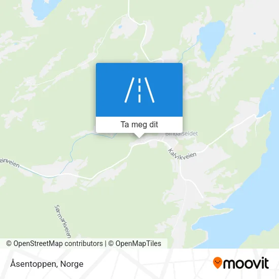 Åsentoppen kart