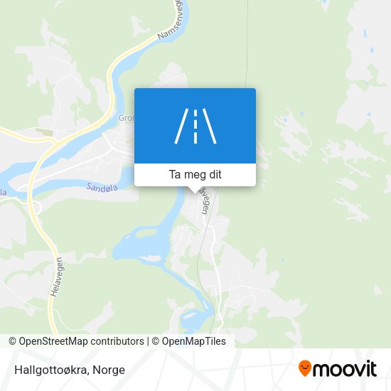 Hallgottoøkra kart