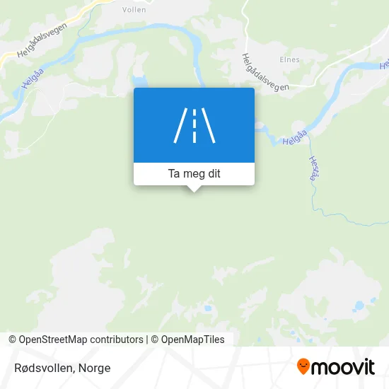 Rødsvollen kart