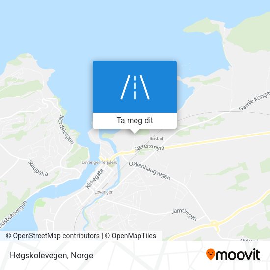 Høgskolevegen kart