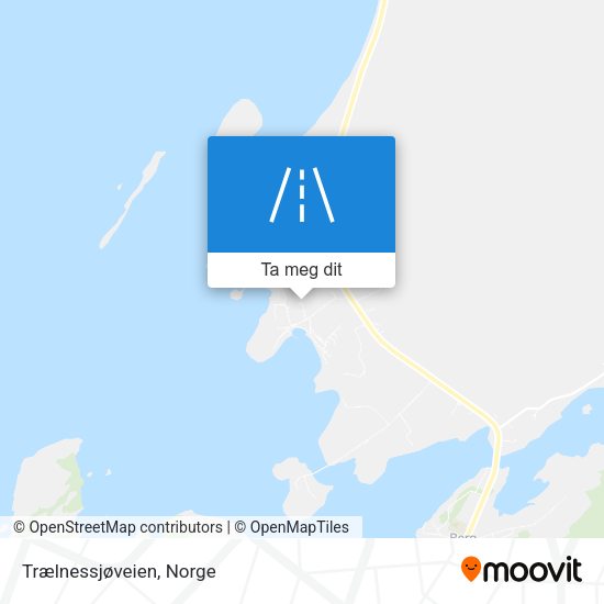 Trælnessjøveien kart