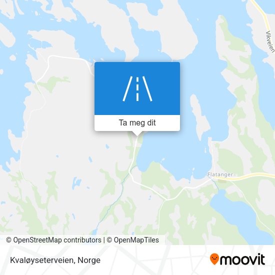 Kvaløyseterveien kart