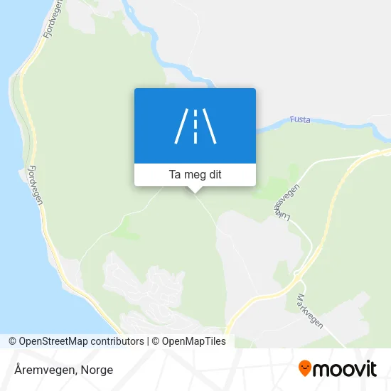 Åremvegen kart