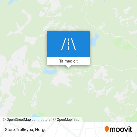 Store Trolløypa kart