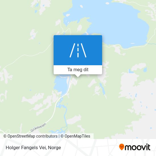 Holger Fangels Vei kart